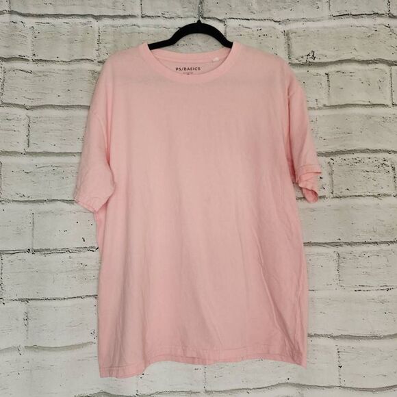 Pacsun PS Basics Cotton Short Sleeve Classic Plain T Shirt Pink Size Medium - Picture 1 of 12